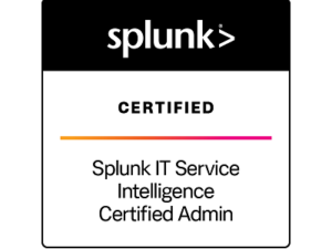 Splunk IT Service Intelligence Certified Admin 5-Exam Voucher Bundle Plus Practice Exams