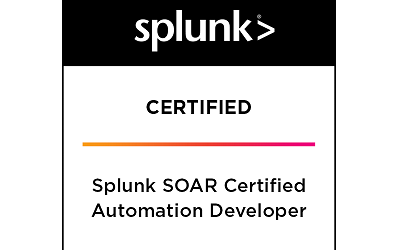 Splunk SOAR Certified Automation Developer